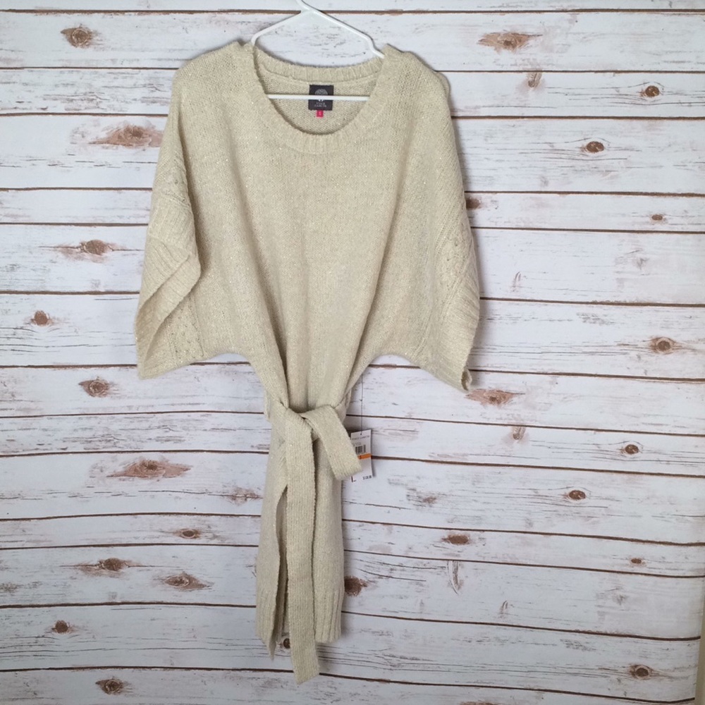 VINCE CAMUTO NWT Ivory sweater dress SMALL